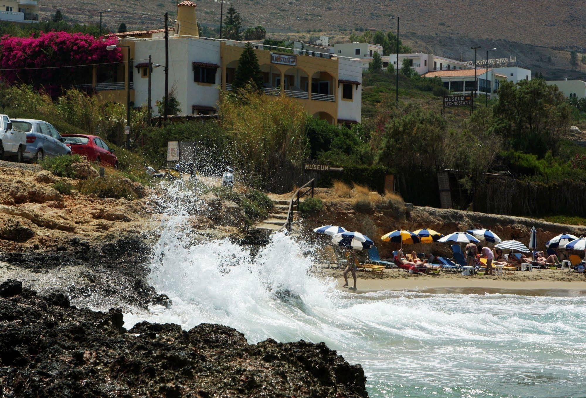 Iliostasi Beach Apartments Hersonissos  Bagian luar foto